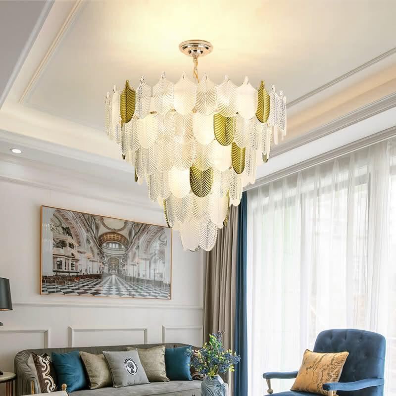 Leaf Chandelier Living Room